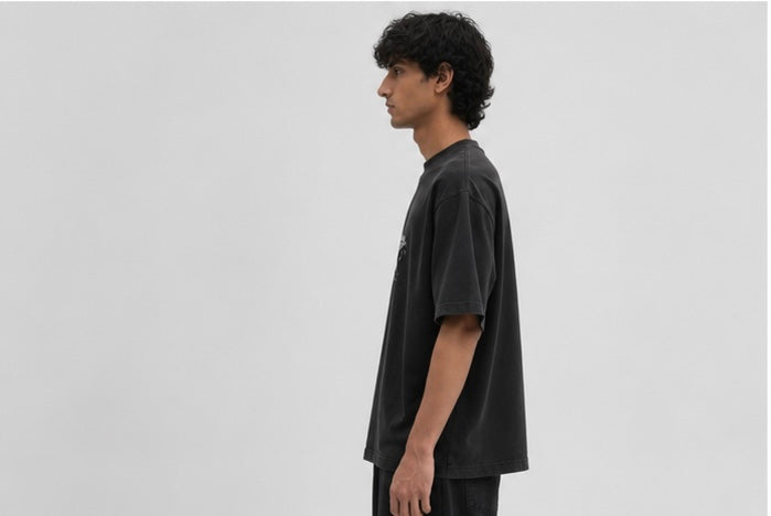 ERROR 30 — Black Graphic Tee | Alphabetic Error