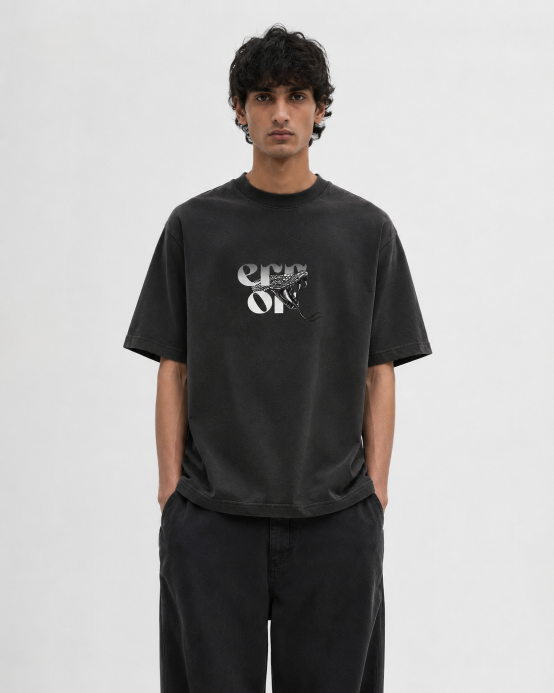 ERROR 30 — Black Graphic Tee | Alphabetic Error