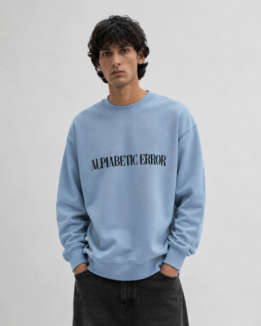 ALPHABETIC ERROR — Classic Crewneck Sweatshirt