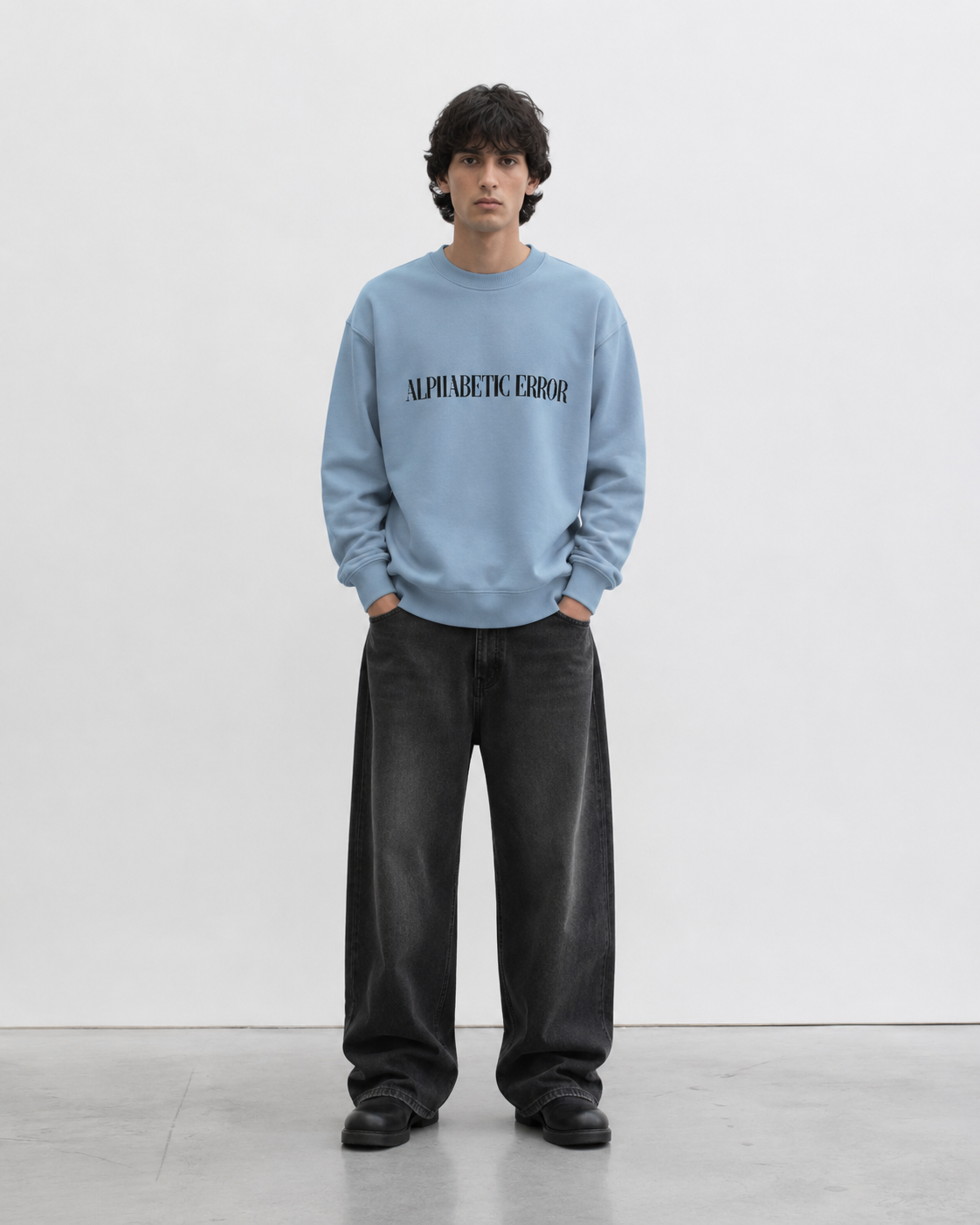 ALPHABETIC ERROR — Classic Crewneck Sweatshirt