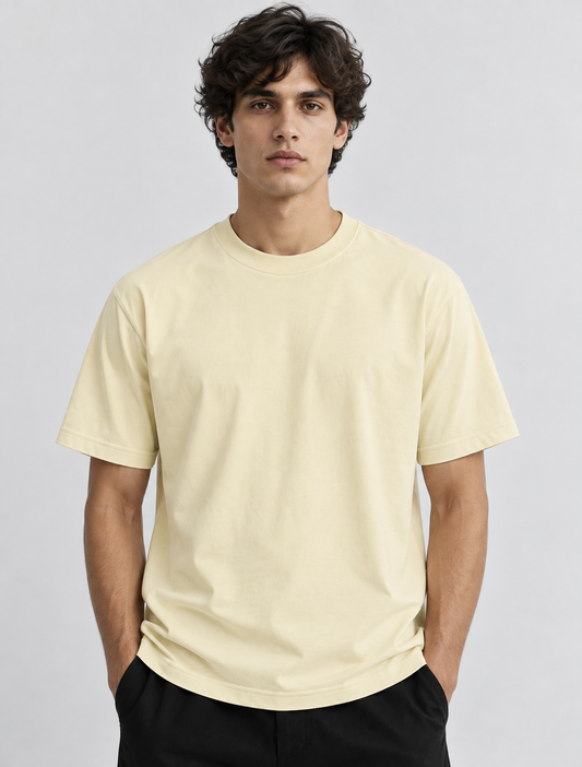 The Essential Tee — Almond