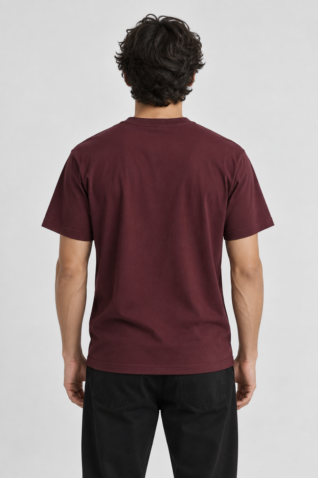 The Essential Tee — Burgundy