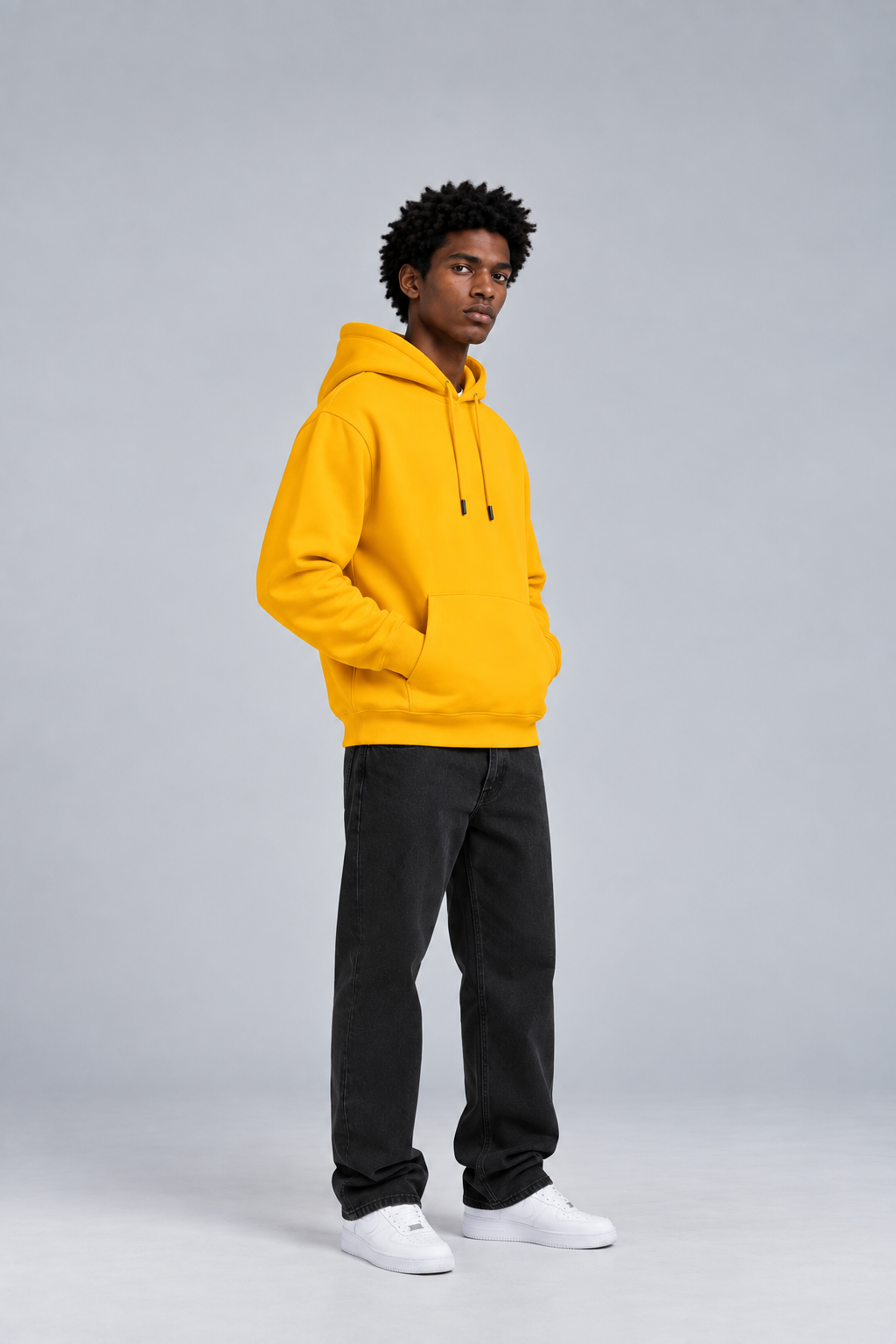 The Essential Hoodie — Golden Yellow