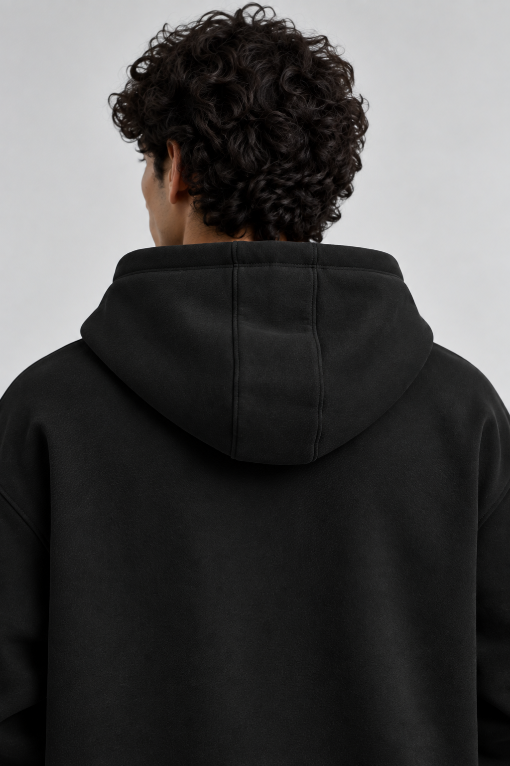 Unisex Heavyweight Zip Hoodie — Black